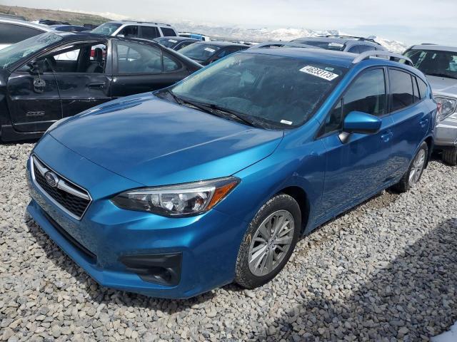 4S3GTAB65H3700491 - 2017 SUBARU IMPREZA PREMIUM BLUE photo 1