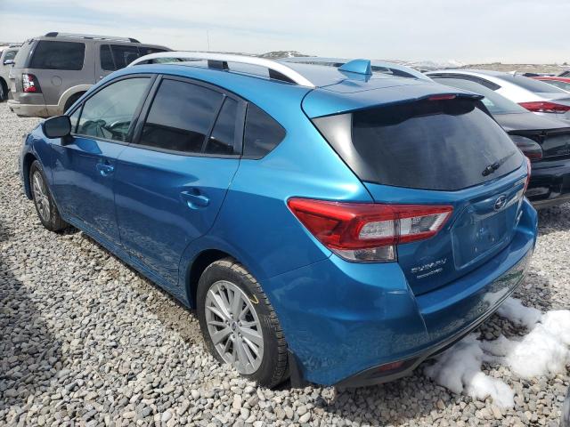 4S3GTAB65H3700491 - 2017 SUBARU IMPREZA PREMIUM BLUE photo 2