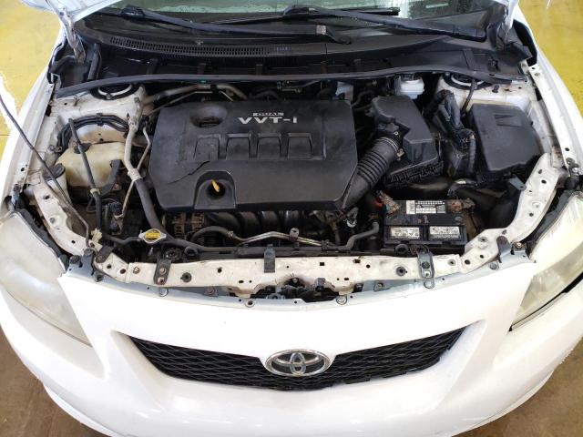 JTDBL40E299053519 - 2009 TOYOTA COROLLA BASE WHITE photo 11