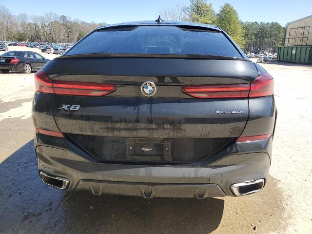 5UXCY6C01P9N57010 - 2023 BMW X6 XDRIVE40I BLACK photo 6