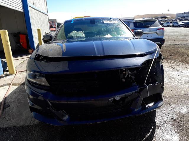 2C3CDXBG3KH657950 - 2019 DODGE CHARGER SXT BLUE photo 5