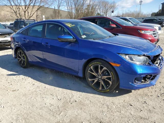 2HGFC2F89MH552013 - 2021 HONDA CIVIC SPORT BLUE photo 4