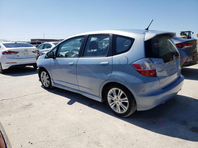 JHMGE8H44AC021874 - 2010 HONDA FIT SPORT BLUE photo 2