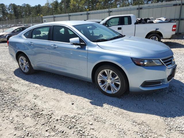 1G1115SLXEU171210 - 2014 CHEVROLET IMPALA LT BLUE photo 4