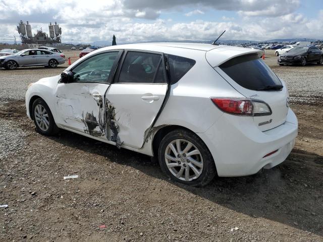 JM1BL1L84C1631825 - 2012 MAZDA 3 I WHITE photo 2