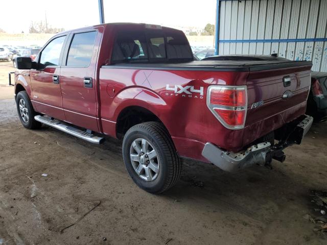 1FTFW1ET5EKF07764 - 2014 FORD F150 SUPERCREW BURGUNDY photo 2