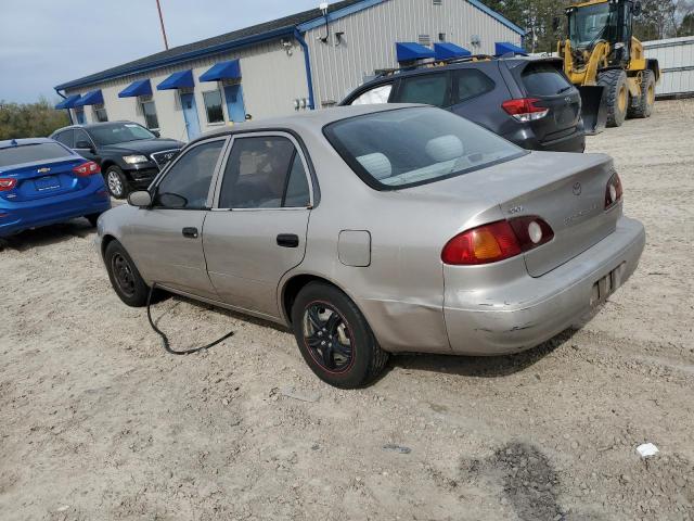 1NXBR12E32Z647822 - 2002 TOYOTA COROLLA CE TAN photo 2