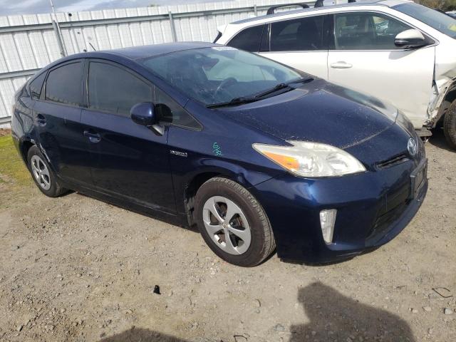 JTDKN3DU0D1617696 - 2013 TOYOTA PRIUS BLUE photo 4