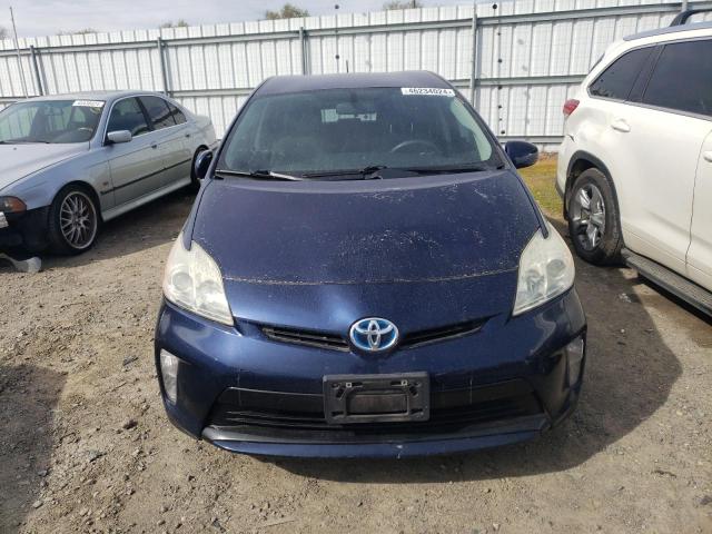 JTDKN3DU0D1617696 - 2013 TOYOTA PRIUS BLUE photo 5