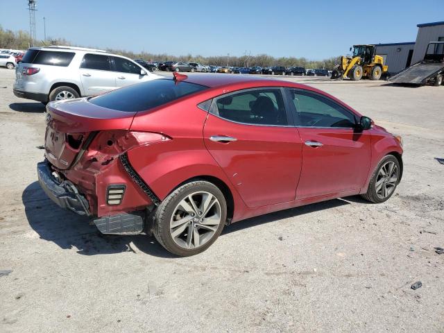 5NPDH4AE1FH610089 - 2015 HYUNDAI ELANTRA SE RED photo 3