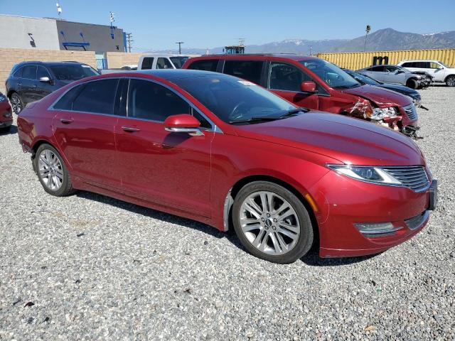 3LN6L2LU2DR814633 - 2013 LINCOLN MKZ HYBRID RED photo 4