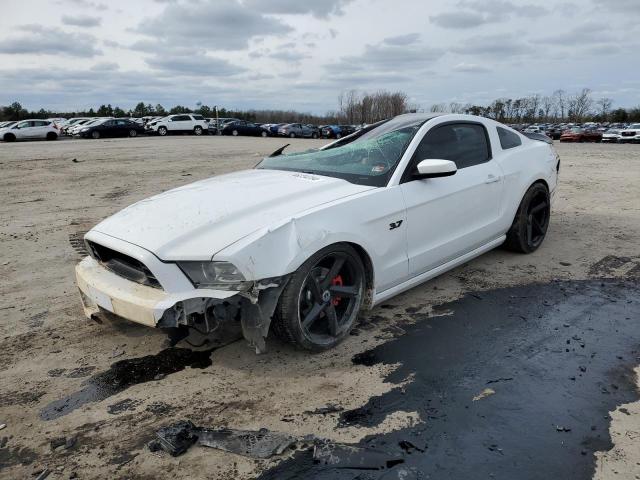 1ZVBP8AM5E5326758 - 2014 FORD MUSTANG WHITE photo 1