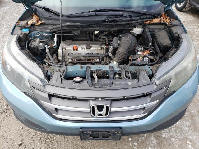 2HKRM4H30EH632508 - 2014 HONDA CR-V LX GREEN photo 11