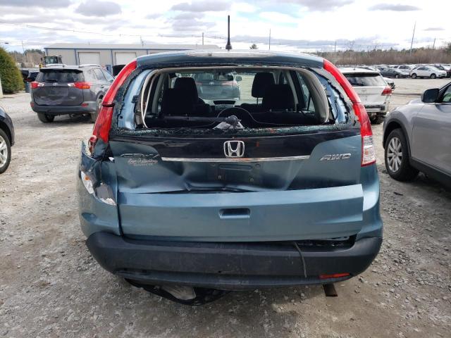 2HKRM4H30EH632508 - 2014 HONDA CR-V LX GREEN photo 6