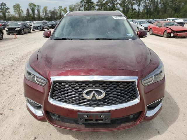 5N1DL0MN0KC522025 - 2019 INFINITI QX60 LUXE RED photo 5