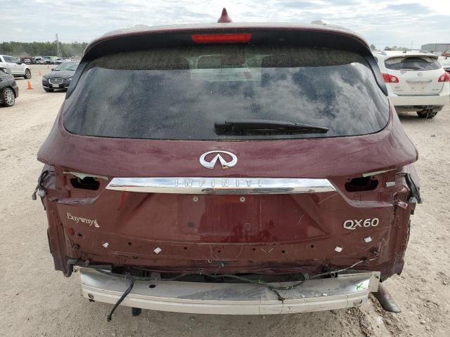5N1DL0MN0KC522025 - 2019 INFINITI QX60 LUXE RED photo 6