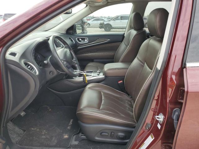 5N1DL0MN0KC522025 - 2019 INFINITI QX60 LUXE RED photo 7