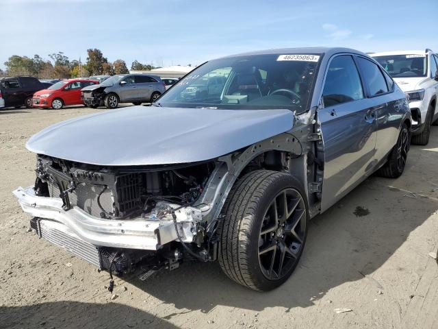 19XFL1H81NE002761 - 2022 HONDA CIVIC SPORT TOURING Gümüş foto 1