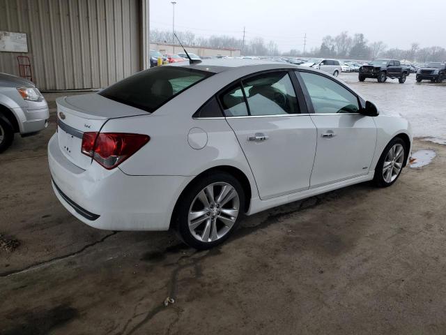 1G1PG5SB4D7187030 - 2013 CHEVROLET CRUZE LTZ WHITE photo 3