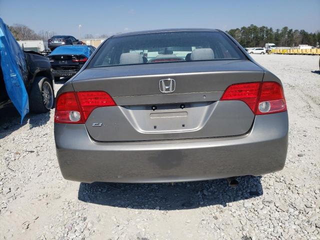 1HGFA16598L025782 - 2008 HONDA CIVIC LX GRAY photo 6