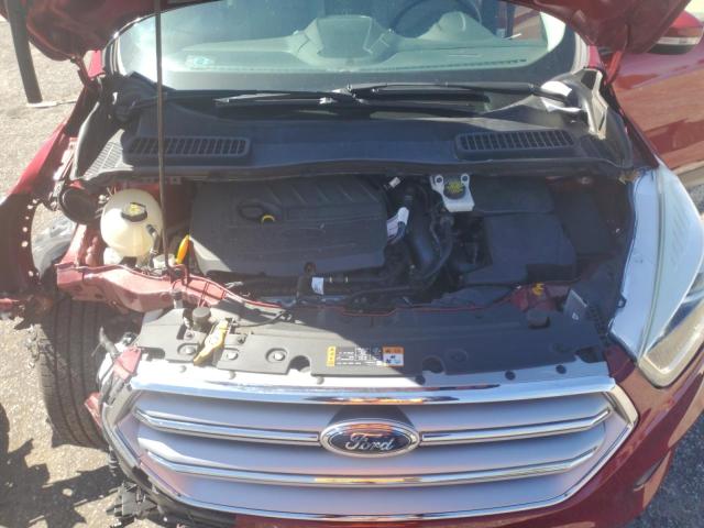 1FMCU0JD2HUA18695 - 2017 FORD ESCAPE TITANIUM BURGUNDY photo 11