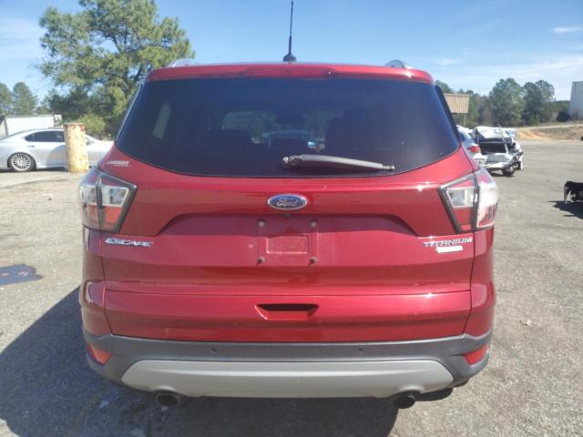 1FMCU0JD2HUA18695 - 2017 FORD ESCAPE TITANIUM BURGUNDY photo 6