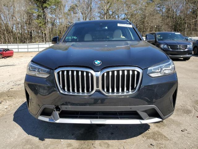 5UX43DP06N9L83871 - 2022 BMW X3 SDRIVE30I BLACK photo 5