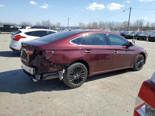 4T1BK1EBXJU276081 - 2018 TOYOTA AVALON XLE BURGUNDY photo 3