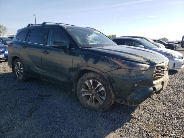 5TDKDRBH8PS506722 - 2023 TOYOTA HIGHLANDER L GREEN photo 4