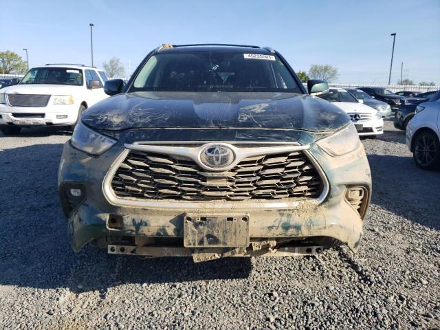 5TDKDRBH8PS506722 - 2023 TOYOTA HIGHLANDER L GREEN photo 5