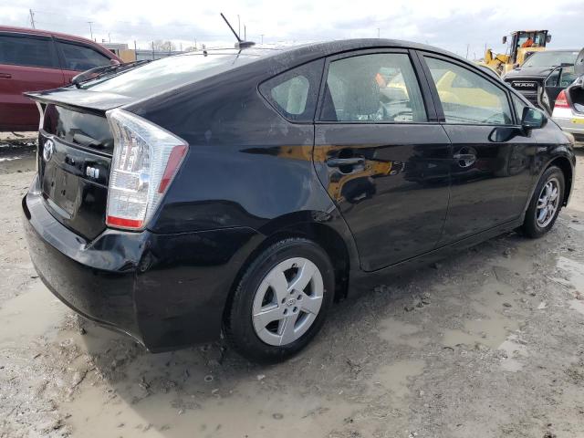 JTDKN3DU3B0325852 - 2011 TOYOTA PRIUS BLACK photo 3