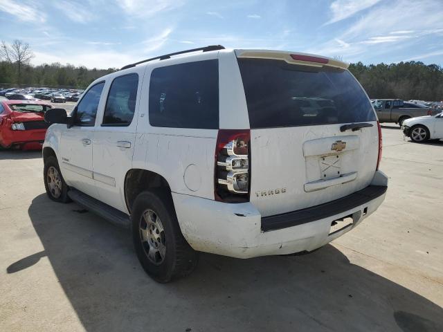 1GNFC13J47R302559 - 2007 CHEVROLET TAHOE C1500 WHITE photo 2