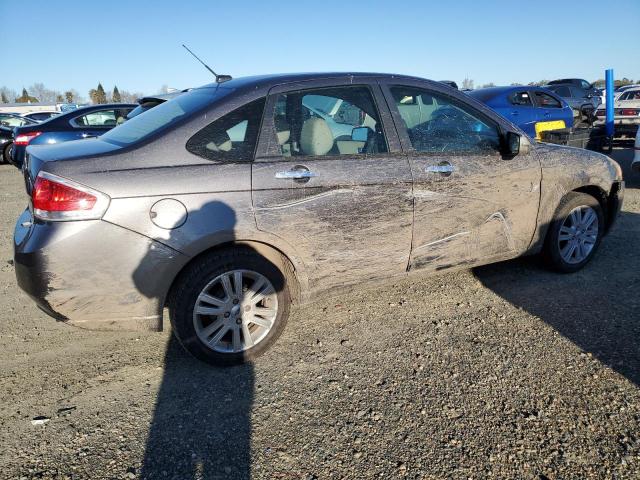 1FAHP3HN5AW292393 - 2010 FORD FOCUS SEL GRAY photo 3