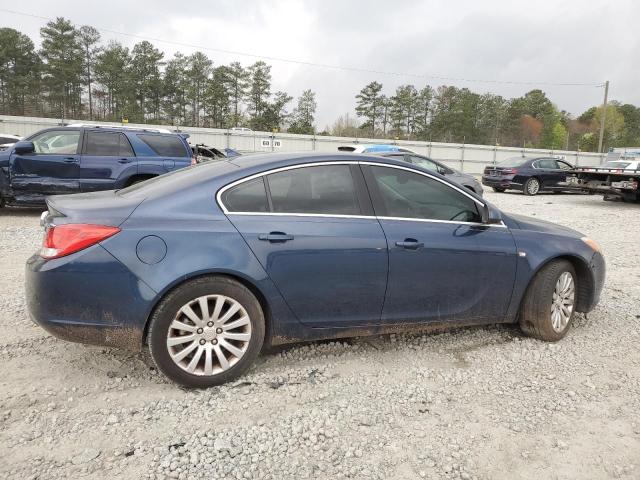 W04GS5EC8B1011005 - 2011 BUICK REGAL CXL BLUE photo 3