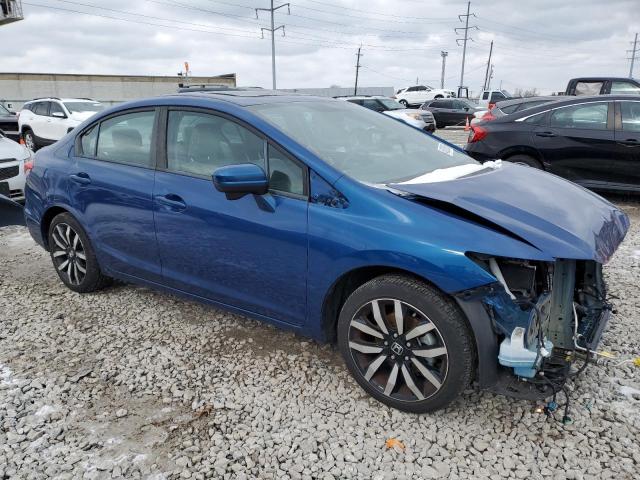 19XFB2F97FE097140 - 2015 HONDA CIVIC EXL ტალღისფერი ფოტო 4