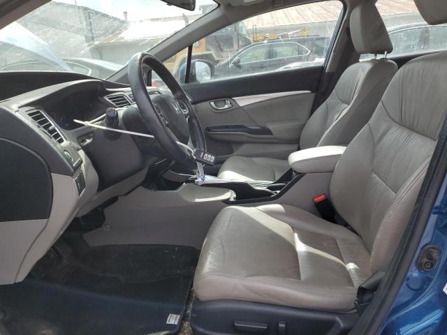 19XFB2F97FE097140 - 2015 HONDA CIVIC EXL ტალღისფერი ფოტო 7