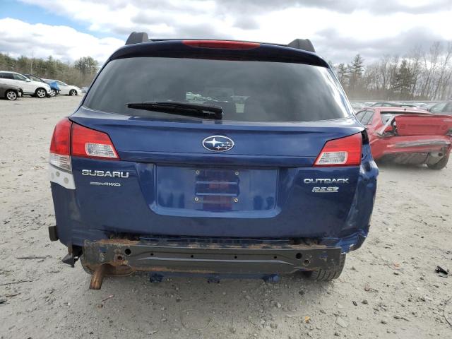 4S4BRBCC0B3440782 - 2011 SUBARU OUTBACK 2.5I PREMIUM BLUE photo 6