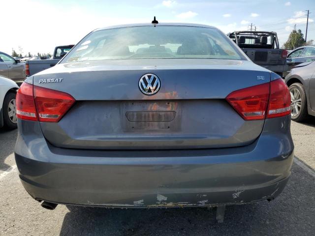 1VWBP7A35DC031350 - 2013 VOLKSWAGEN PASSAT SE GRAY photo 6