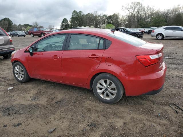 KNADN4A32G6665912 - 2016 KIA RIO EX RED photo 2