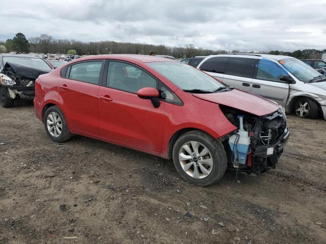 KNADN4A32G6665912 - 2016 KIA RIO EX RED photo 4