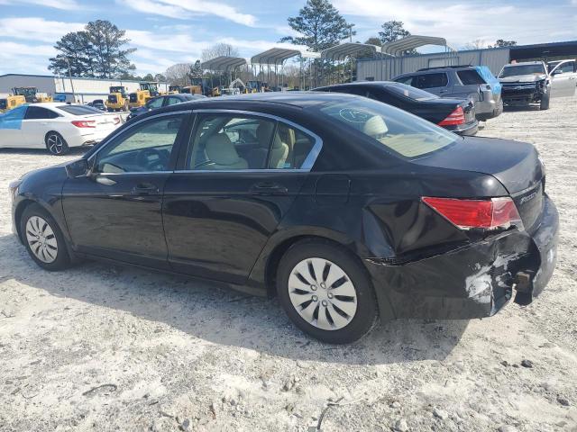 1HGCP26389A005364 - 2009 HONDA ACCORD LX BLACK photo 2