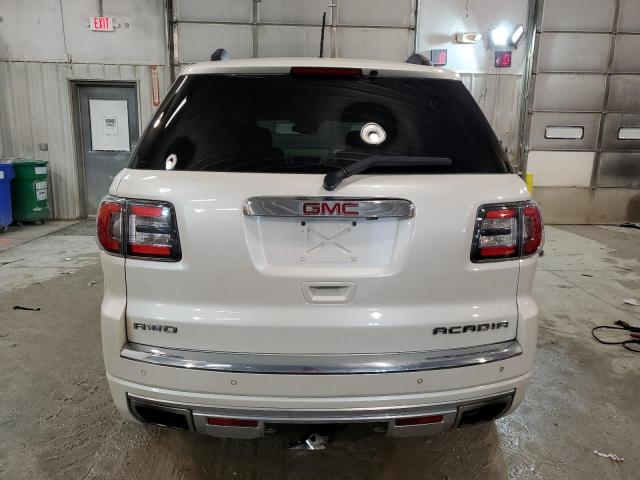 1GKKVTKD0EJ157559 - 2014 GMC ACADIA DENALI WHITE photo 6