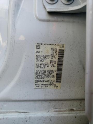 5N1BA0NE5FN621333 - 2015 NISSAN ARMADA PLATINUM WHITE photo 14