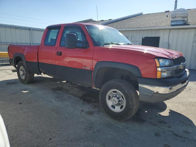 1GCGK29U83Z182380 - 2003 CHEVROLET SILVERADO K2500 RED photo 4