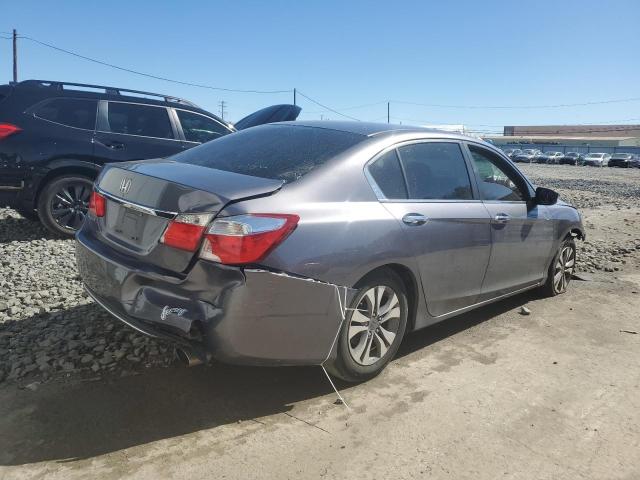 1HGCR2F33EA090859 - 2014 HONDA ACCORD LX GRAY photo 3