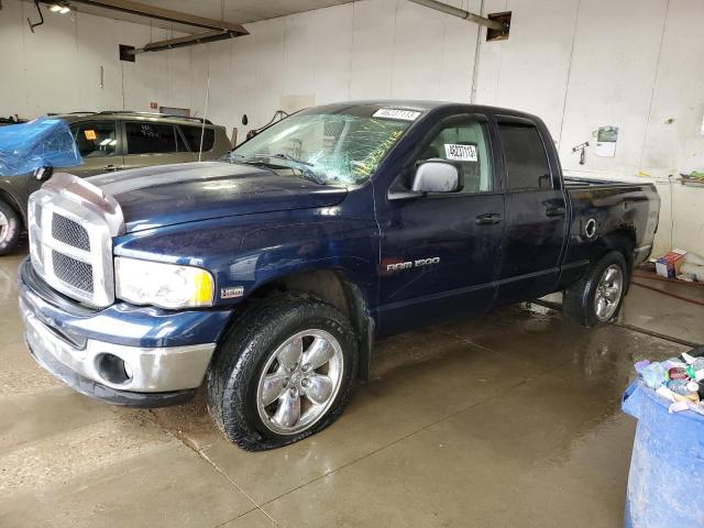 1D7HU18D75S146949 - 2005 DODGE RAM 1500 ST BLUE photo 1