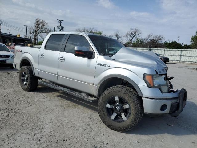 1FTFW1EF1CKE20421 - 2012 FORD F150 SUPERCREW SILVER photo 4