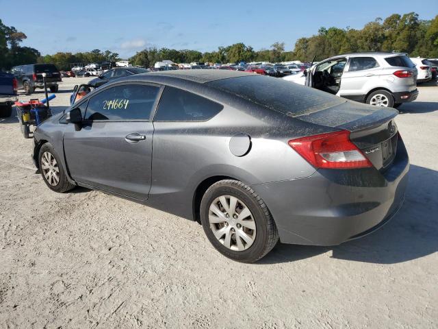 2HGFG3B59CH536589 - 2012 HONDA CIVIC LX GRAY photo 2