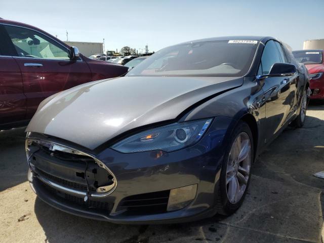 5YJSA1E13FF120267 - 2015 TESLA MODEL S Մոխրագույն լուսանկար 1