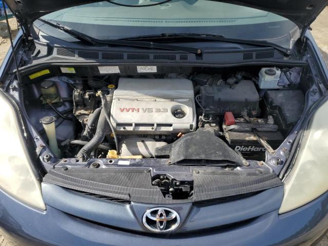 5TDZA23C26S551865 - 2006 TOYOTA SIENNA CE BLUE photo 12